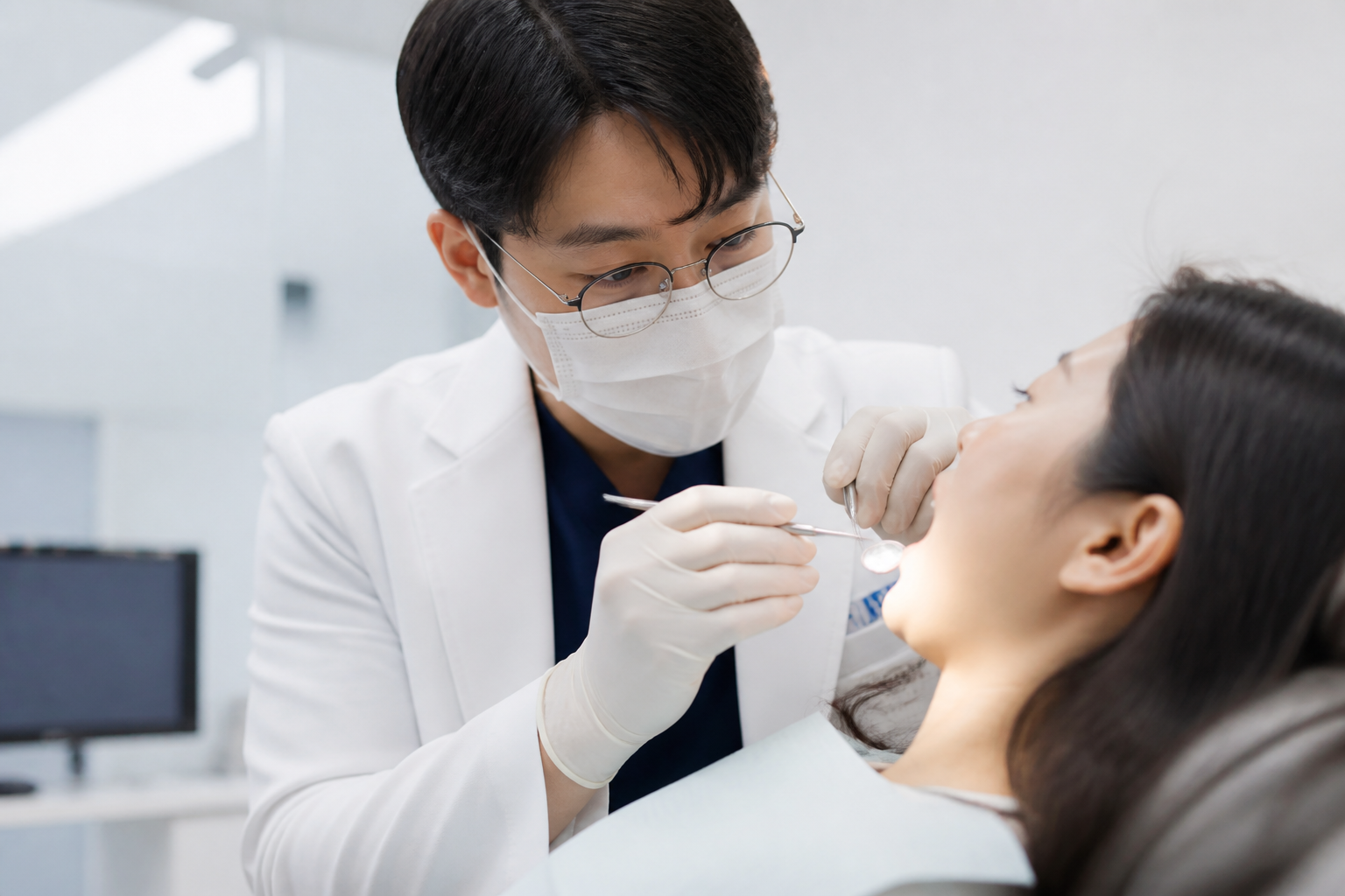 내려간 잇몸 시림 증상 잇몸 퇴축 회복술 진료 과정 안내 삽화 2