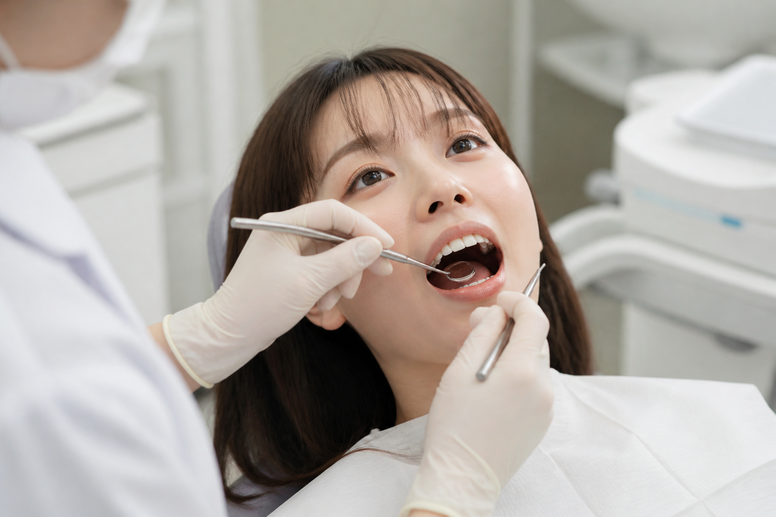 앞니 하얀 반점 화이트스팟 레진 치료 시 통증 정도와 소요 시간 삽화 2
